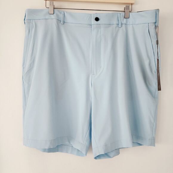 NEW Walter Hagen Micro Lines Wrinkle‎ Resistant golf shorts mens size 42 - Picture 1 of 5